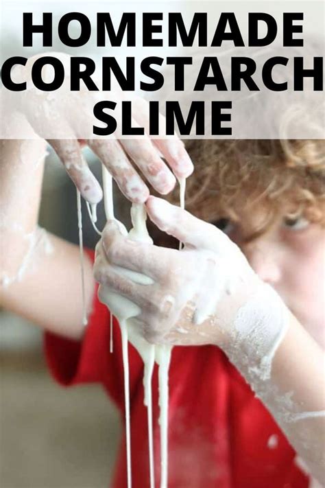 Cornstarch Slime Is Easy To Make Also Called Non Newtonian Fluid Acts