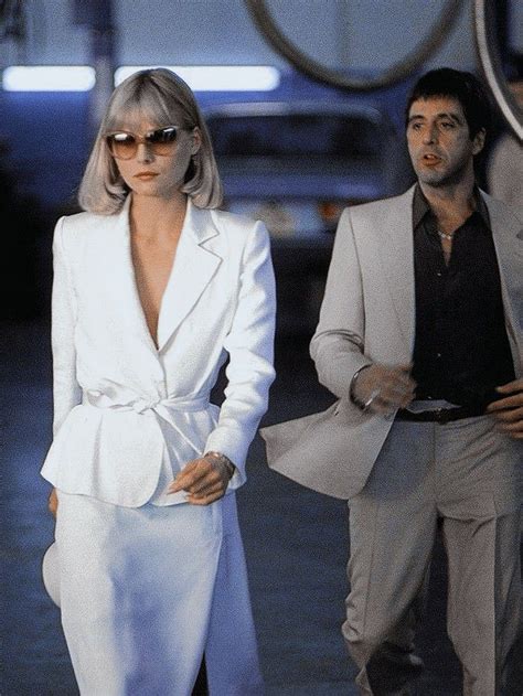 Al Pacino Fashion Scarface Michelle Pfeiffer Scarface
