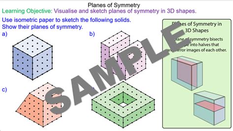 Planes Of Symmetry In 3d Shapes Mr