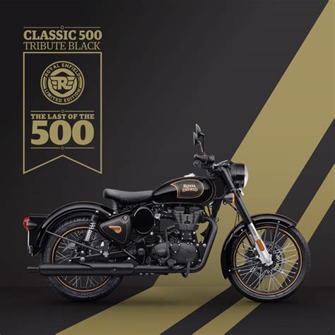 Replacing its original chrome aesthetic now is a new flat stealth black paint job, a look that will truly last the ages. Royal Enfield Classic 500 Tribute Black Edition Revealed ...