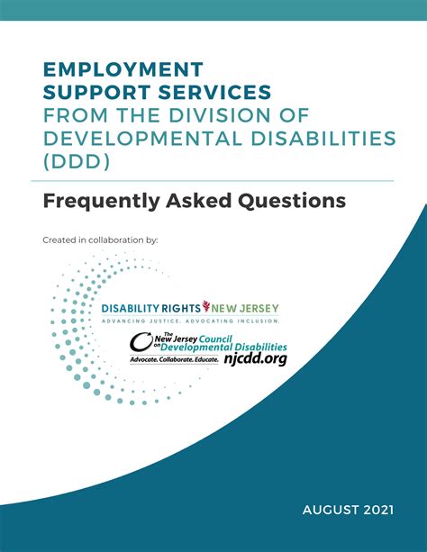 Employment Support Services From The Division Of Developmental