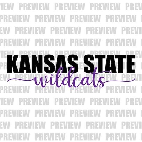 Wildcats Svg K State Svg Kansas State Svg Ksu Wildcats Svg Etsy