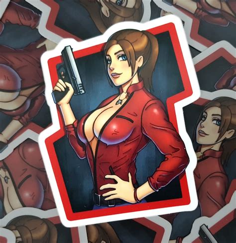Video Game Girl Sexy Pin Up Stickers Busty Zombie Girls Manga Etsy