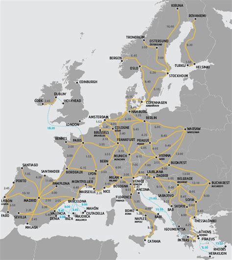 Eurail Map Of Italy