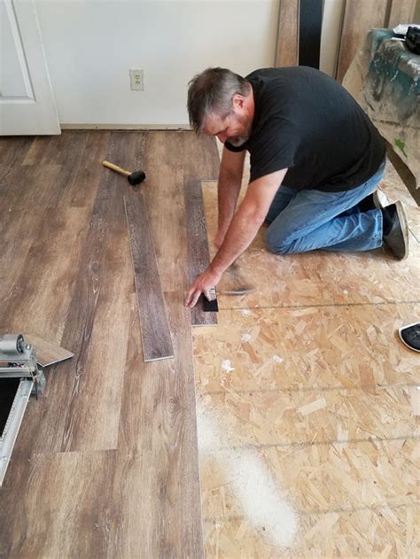 Laminate can work in bathrooms if you take precautions to protect the wood base from moisture. Installing Lifeproof Vinyl Plank Flooring In Bathroom ...