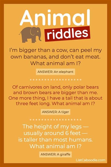 Part iii light upon the sea, and, after. 27 Animal Riddles For Kids That Are Great For Car Rides And Classrooms