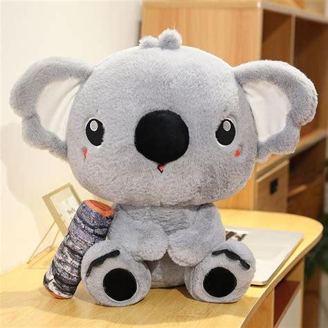 Cute Koala With Wood Soft Stuffed Plush Toy Gage Beasley