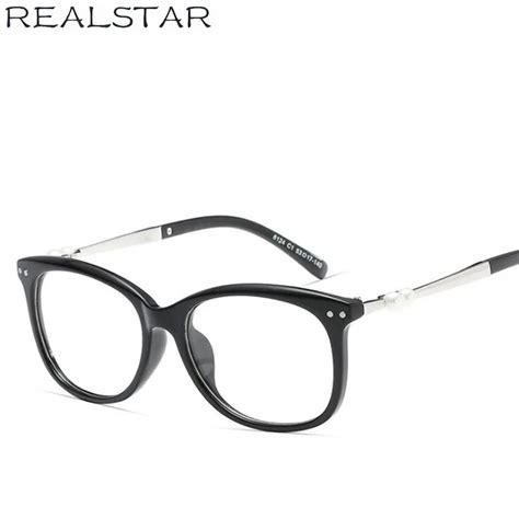 realstar 2018 fashion pearl eyeglasses frames women myopia frame optical glasses brand ladies