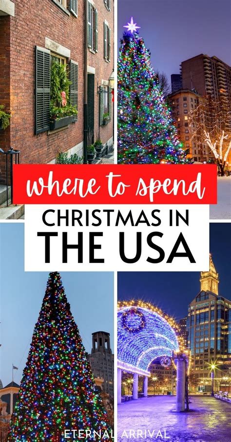 21 Best Places To Spend Christmas In The Usa Eternal Arrival Winter