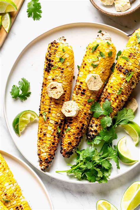 Grilled Corn With Chipotle Lime Butter Healthy Seasonal Recipes
