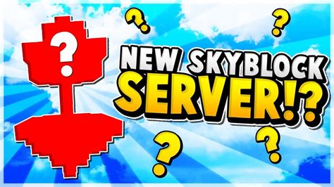 New Mcpe Skyblock Server Minecraft Pe Pocket Edition Youtube
