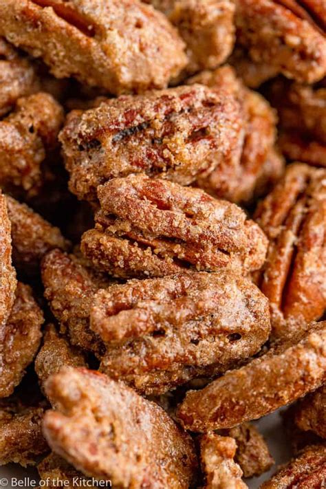 Cinnamon And Sugar Roasted Pecans Recipe Belle Of The Kitchen