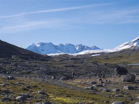 View On Highest Snow Covered Mountain Peaks In Norway And Scandinavia