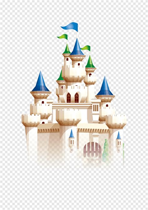 Free Download White Castle Cartooned Illustration Cartoon Castle