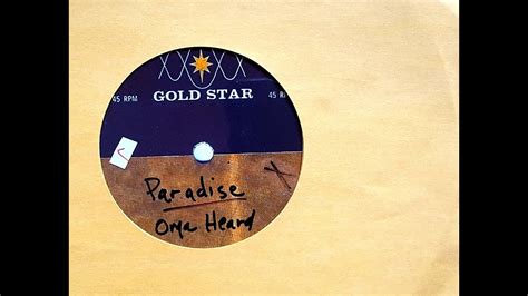 Oma Heard Paradise Gold Star Studios 1965 Youtube