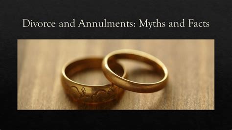 Divorce And Annulments Myths And Facts Part One Divorce Youtube