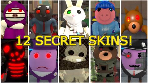 How To Get 12 Secret Skins In Piggy Book 2 But Its 100 Players