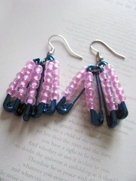 Safety Pin Earrings · A Pair Of Safety Pin Earrings