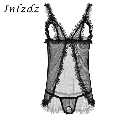 Lingerie Suit Sex See Sheer Lace Set Open G String Briefs Aliexpress