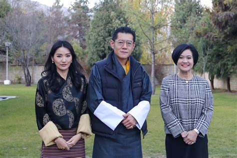 His Majesty King Jigme Khesar Namgyel Wangchuck And Her Majesty Queen