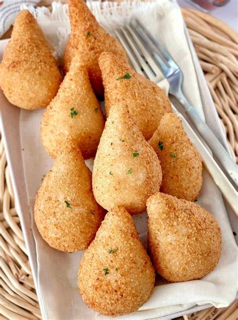 This Traditional Brazilian Chicken Croquettes Called Coxinha Is So