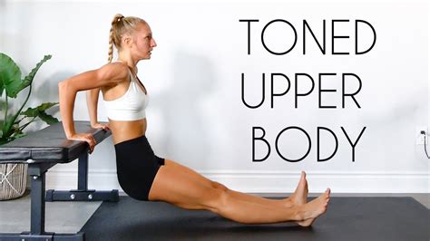 15 Min Toned Upper Body Workout No Equipment At Home