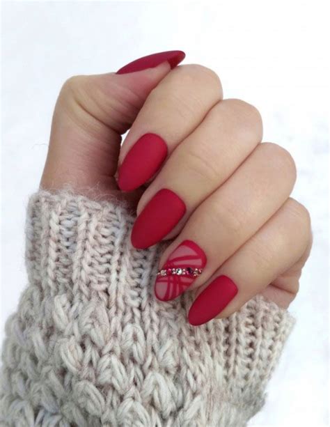 Stylish And Elegant Red Nail Art Ideas Red Manicure Red Nails Nail Art