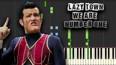 Lazy Town We Are Number One Piano Tutorial Synthesia Download