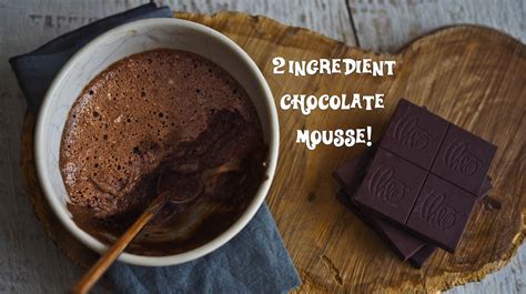 2 Ingredient Chocolate Mousse @ Not Quite Nigella