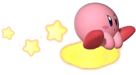 Normal Kirby Dashing On His Warp Star By Transparentjiggly64 On Deviantart