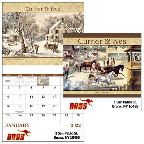 Travelers Currier And Ives Calendar 2025