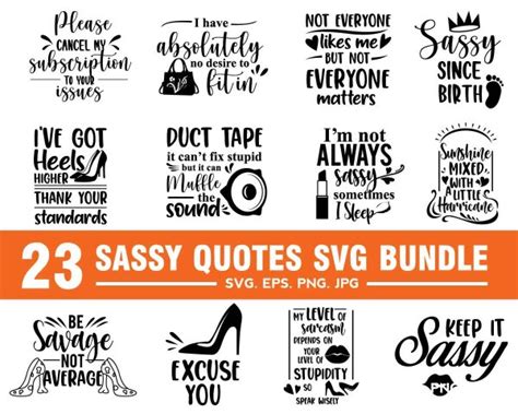 Sassy Quotes Svg Bundle Keep It Sassy Svg May Contain Alcohol Svg Cricut Files Instant