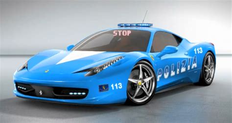 Supercar Police Cruiser Showdown Ferrari Italia Polizia Vs Highway Patrol Italian