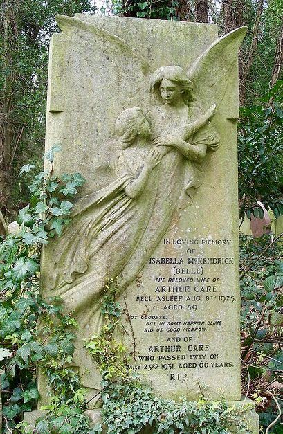 The Angelic Realm Highgate Cemetery In London Angel Statues