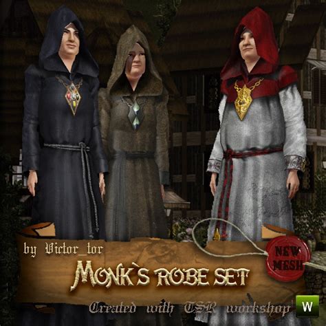 The Sims Resource Monk S Robe Set