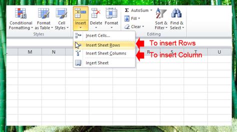 Inserting And Deleting Rows And Columns Office Tutorial