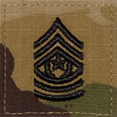 Army Rank Command Sergeant Major Csm Velcro Ocp Enlisted Rank Ocp