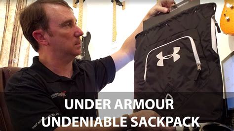 Under Armour Undeniable Sackpack YouTube