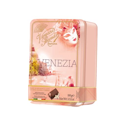Secondo Vergani Tin Milk Pralines With Hazelnut Nougat Cream Venice