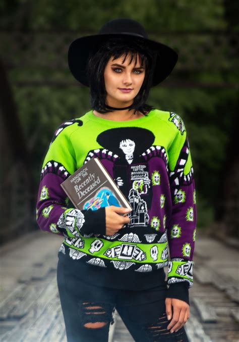 198816+ 1h 32msupernatural horror movies. Beetlejuice Lydia Deetz Halloween Sweater for Adults