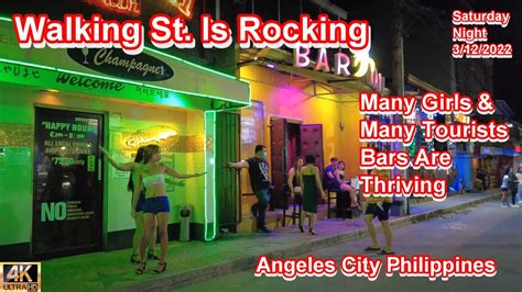 Walking Street Is Rocking The Girls Are Excited The Bars Are Thriving Angeles City