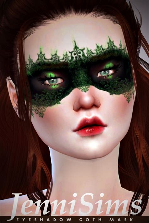 Eyeshadow Goth Mask At Jenni Sims Sims 4 Updates
