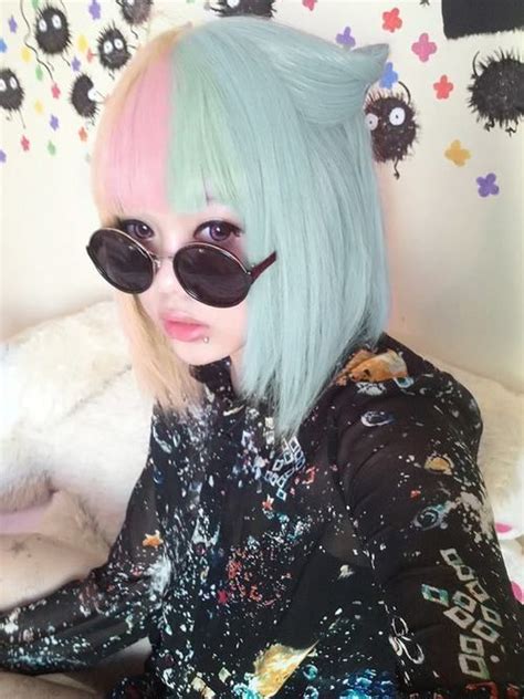 Sweet Kawaii Cute Japan Japanese Fashion Harajuku Sunglasses Colorful Tendance