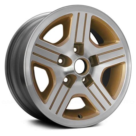 Replace® Aly01608u55 15 Remanufactured 5 Spokes Gold Factory Alloy Wheel