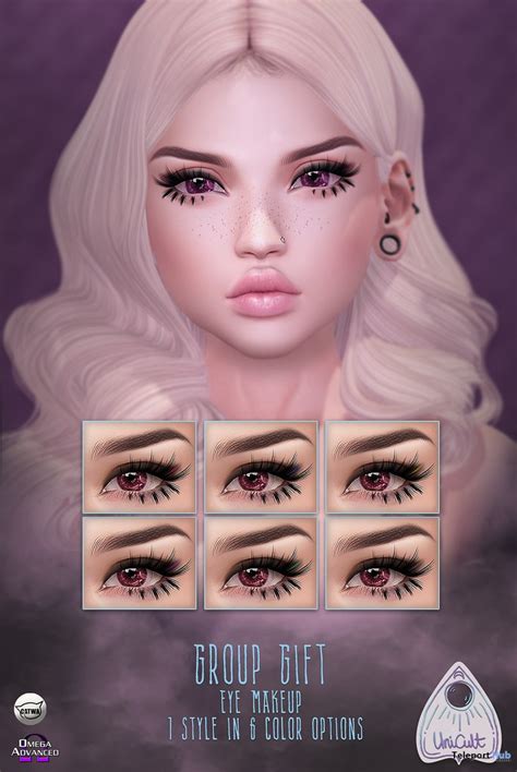 Eye Makeup July 2018 Group T By Unicult Teleport Hub Second Life