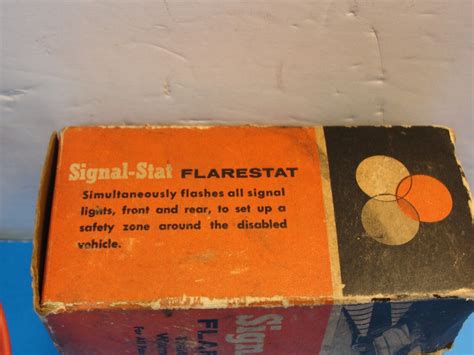 Rare Nos Vintage Flarestat Model Accessory Emergency Hazard Way