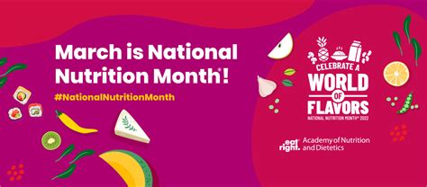 March Is National Nutrition Month Health Designs