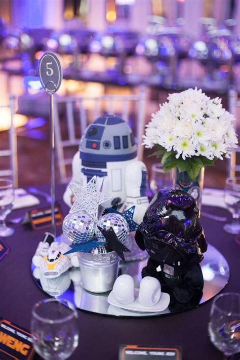 Blue And Silver Star Wars Birthday Party Karas Party Ideas Star
