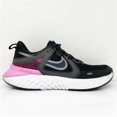 Nike Womens Legend React 2 At1369 004 Black Running Shoes Sneakers Size