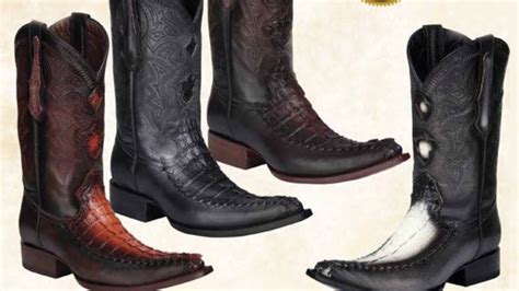 Botas Vaqueras Original Para Hombre Cowboy Exotic Boots Youtube